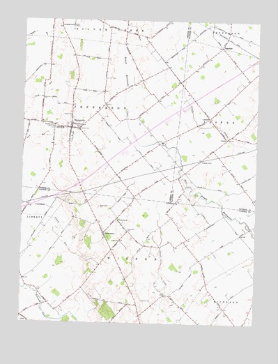 Bowersville, OH USGS Topographic Map