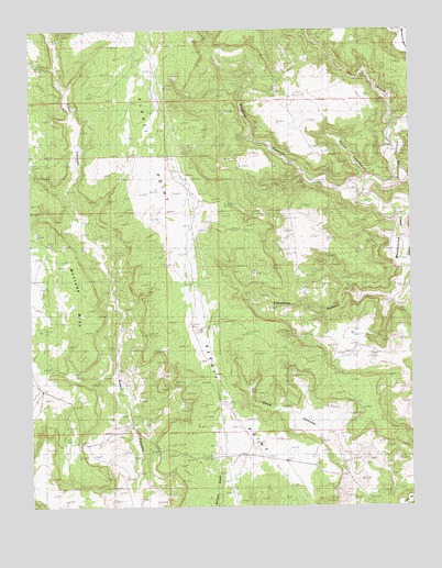 Bradford Canyon, UT USGS Topographic Map