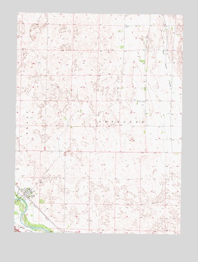 Brady, NE USGS Topographic Map