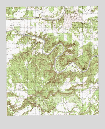 Brazos West, TX USGS Topographic Map