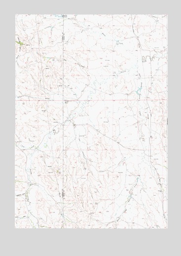 Brislawn School, WY USGS Topographic Map