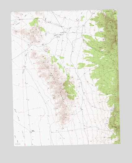 Bristol Well, NV USGS Topographic Map