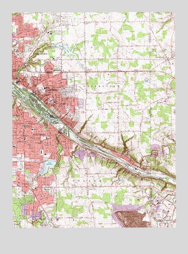 Campbell, OH USGS Topographic Map