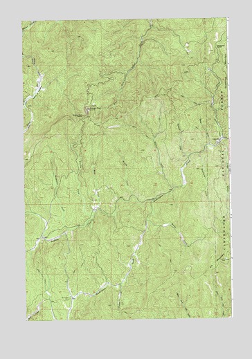 Browns Rock, ID USGS Topographic Map