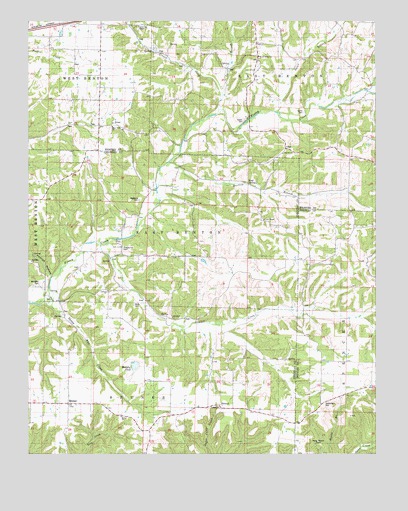 Bruner, MO USGS Topographic Map