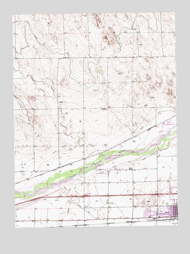 Brush West, CO USGS Topographic Map