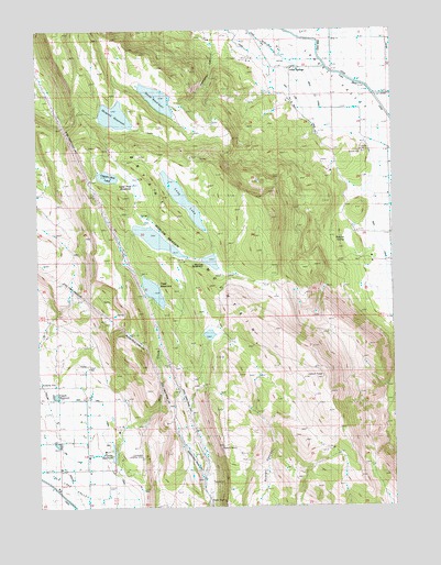 Bryant Mountain, OR USGS Topographic Map