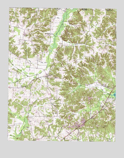 Buchanan, TN USGS Topographic Map
