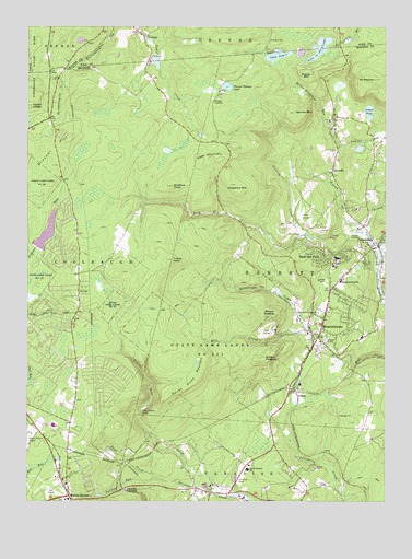 Buck Hill Falls, PA USGS Topographic Map