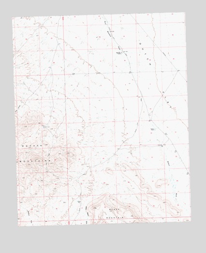 Buck Mountains SE, AZ USGS Topographic Map