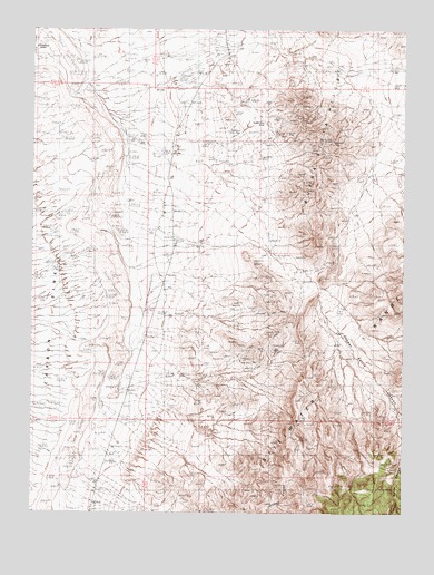 Buena Vista Hills South, NV USGS Topographic Map