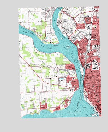 Buffalo NW, NY USGS Topographic Map