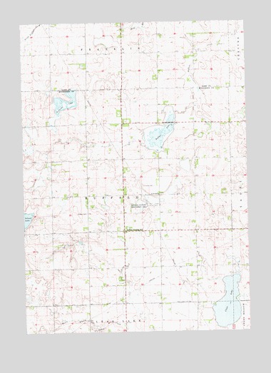 Buffalo Trading Post, SD USGS Topographic Map