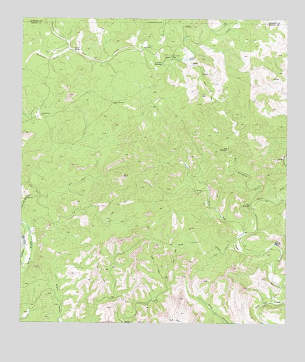 Bull Waterhole, TX USGS Topographic Map