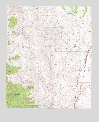 Bumble Bee, AZ USGS Topographic Map