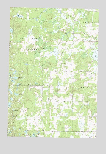 Bungo Creek, MN USGS Topographic Map