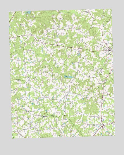 Bunn West, NC USGS Topographic Map