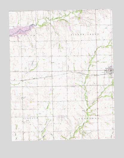 Burden, KS USGS Topographic Map