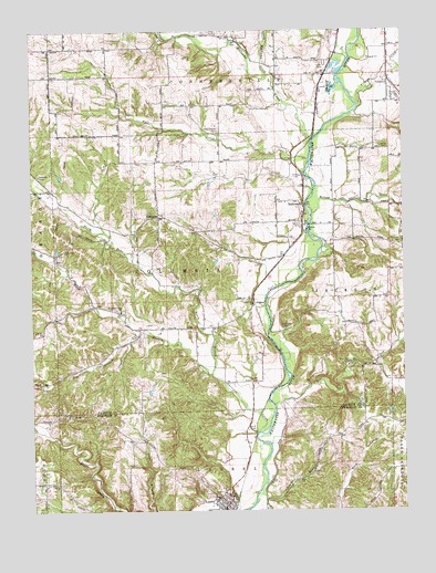 Alpine, IN USGS Topographic Map