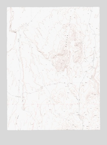 Burner Hills, NV USGS Topographic Map