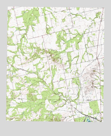Busby, TX USGS Topographic Map