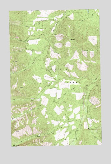 Cable Mountain, MT USGS Topographic Map
