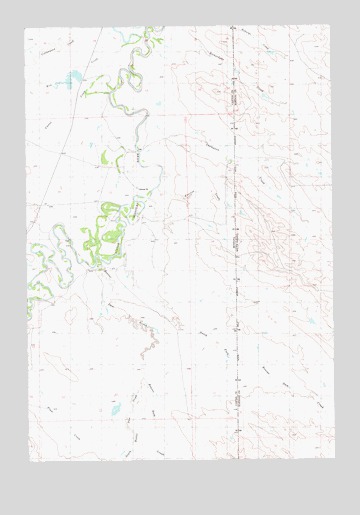 Cactus Creek East, MT USGS Topographic Map