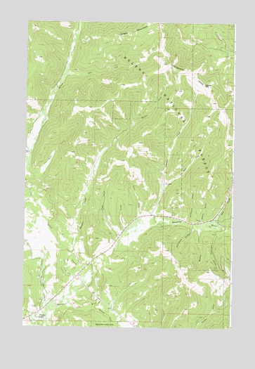 Cadotte Creek, MT USGS Topographic Map