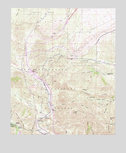 Cajon, CA USGS Topographic Map