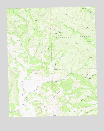 Caldwell Mesa, CA USGS Topographic Map