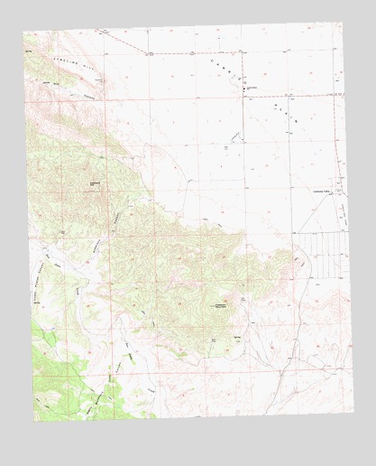 California Valley, CA USGS Topographic Map