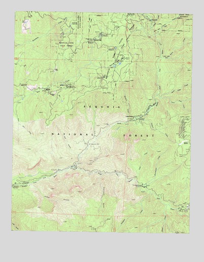 Camp Wishon, CA USGS Topographic Map