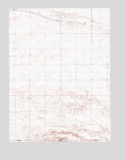 Campstool, WY USGS Topographic Map
