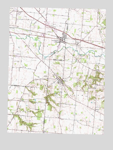 Canal Winchester, OH USGS Topographic Map