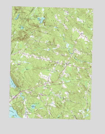 Candia, NH USGS Topographic Map
