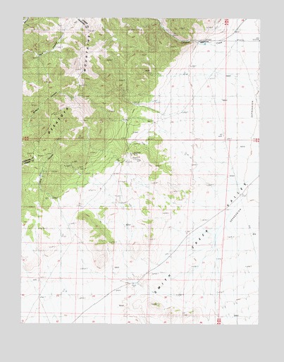 Campbell Creek Ranch, NV USGS Topographic Map