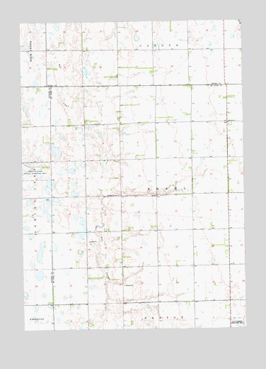 Canova SE, SD USGS Topographic Map