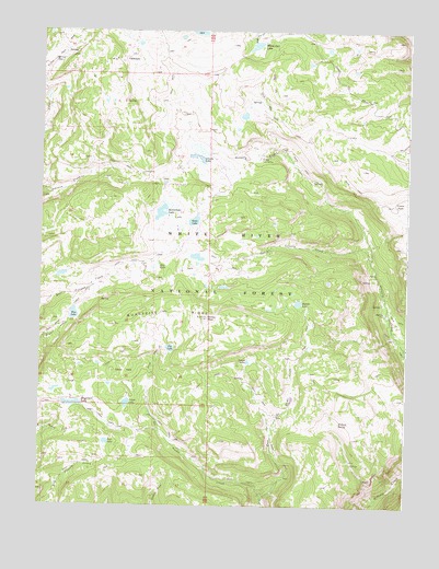 Carbonate, CO USGS Topographic Map