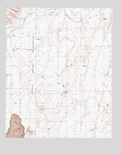 Campbell Francis Wash, AZ USGS Topographic Map
