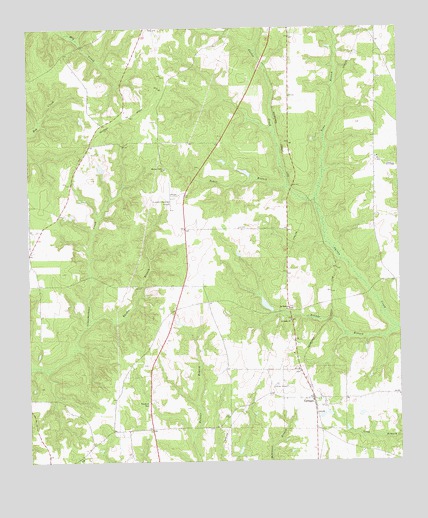 Carnegie, GA USGS Topographic Map