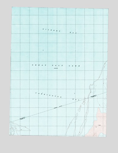 Carrington Island SW, UT USGS Topographic Map
