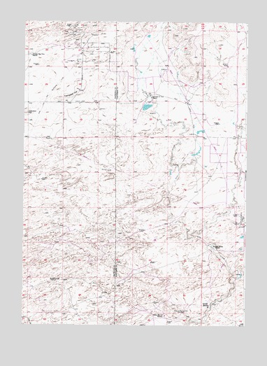 Campbell Hill, WY USGS Topographic Map