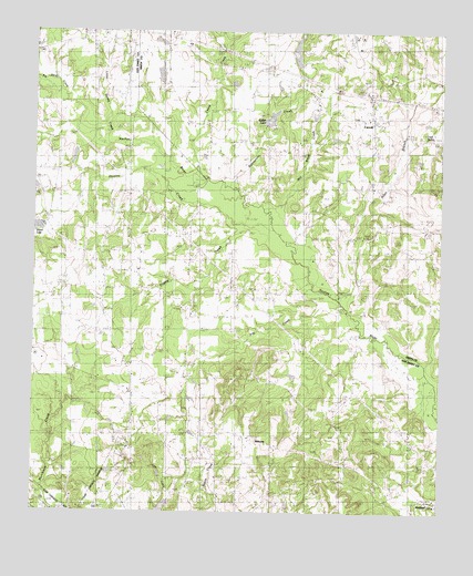 Carroll, TX USGS Topographic Map