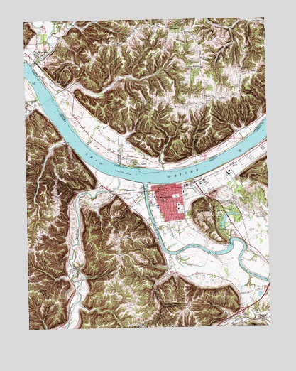 Carrollton, KY USGS Topographic Map