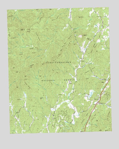 Cashes Valley, GA USGS Topographic Map