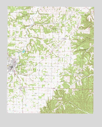 Cassville, MO USGS Topographic Map