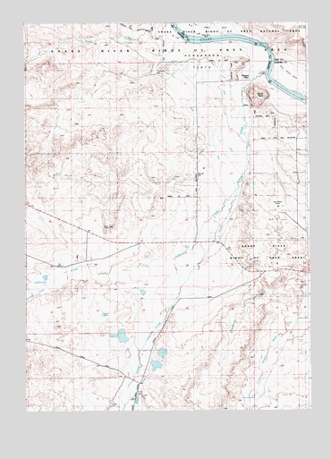 Castle Butte, ID USGS Topographic Map
