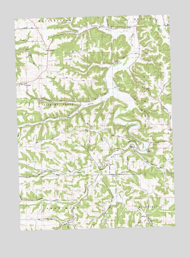 Castle Rock, WI USGS Topographic Map