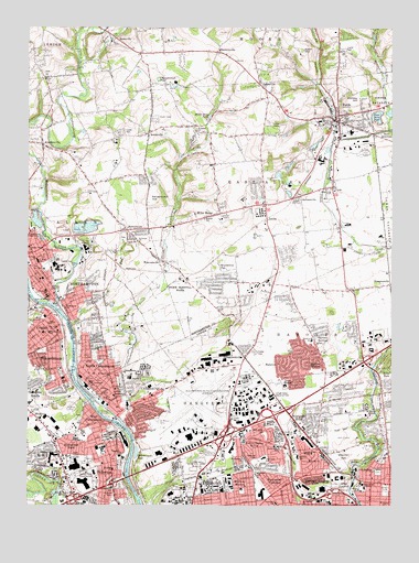 Catasauqua, PA USGS Topographic Map