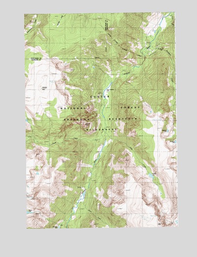 Cathedral Point, MT USGS Topographic Map